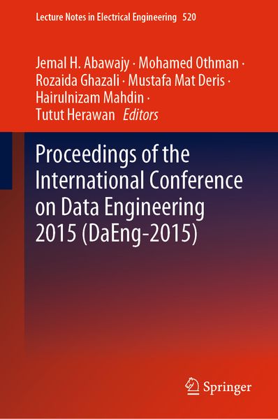 Produktbild: Proceedings of the International Conference on Data Engineering 2015 (DaEng-2015)