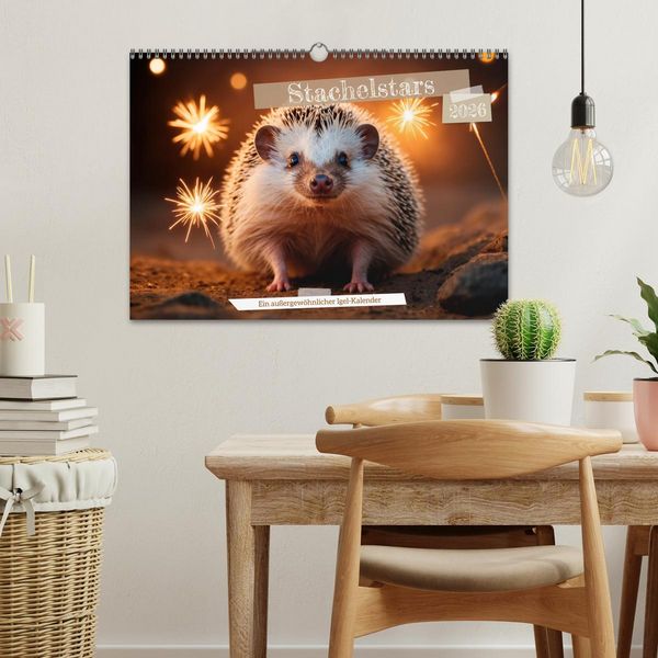 Produktbild: Stachelstars (Wandkalender 2026 DIN A3 quer), CALVENDO Monatskalender