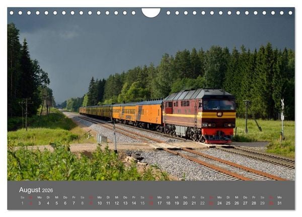 Produktbild: Eisenbahn Kalender 2026 - Oberlausitz und Nachbarl&auml;nder (Wandkalender 2026 DIN A4 quer), CALVENDO Monatskalender
