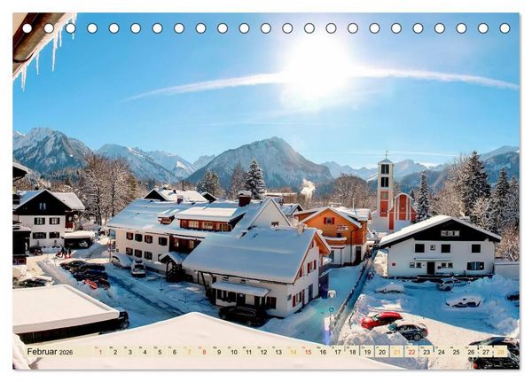 Produktbild: Deutsche Alpen, eine Reise von Lindau am Bodensee bis Berchtesgaden (Tischkalender 2026 DIN A5 quer), CALVENDO Monatskalender