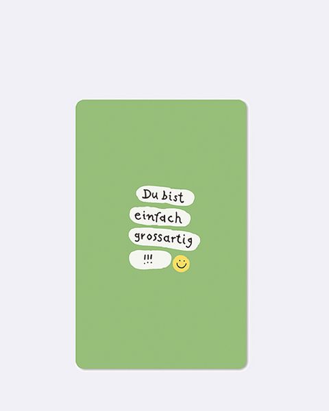 Produktbild: Lunacard Postkarte *Du bist einfach gro&szlig;artig!!!