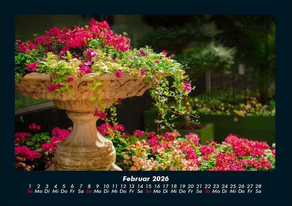 Produktbild: Blumenkalender 2026 Fotokalender DIN A4