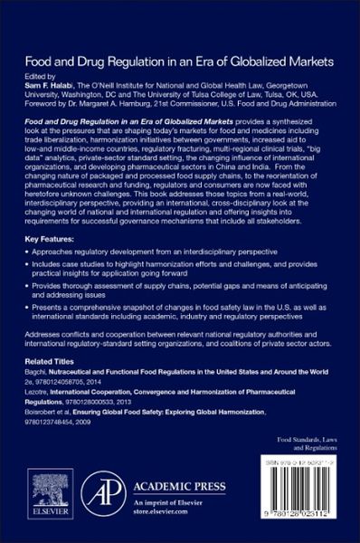 Produktbild: Halabi, S: Food and Drug Regulation in an Era of Globalized