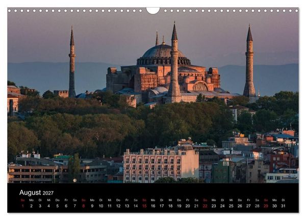 Produktbild: Istanbul - Stadt am Bosporus (Wandkalender 2027 DIN A3 quer), CALVENDO Monatskalender