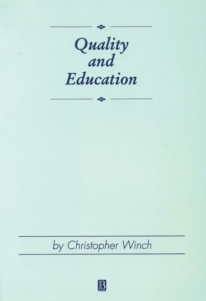 Produktbild: Winch, C: Quality and Education