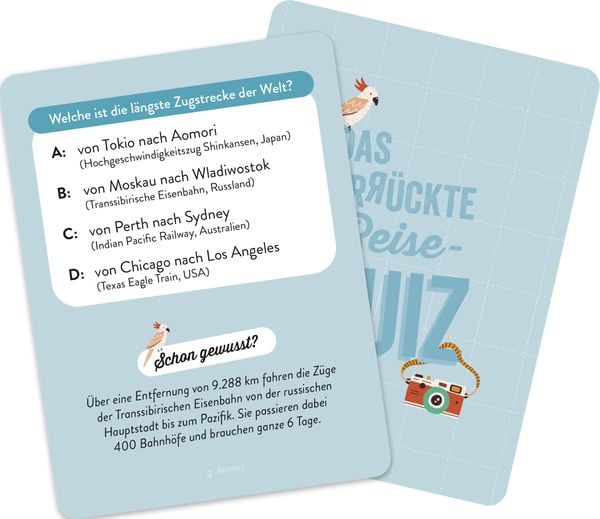 Produktbild: Das verr&uuml;ckte Reise-Quiz