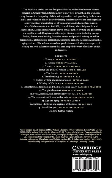 Produktbild: The Cambridge Companion to Women's Writing in the Romantic Period