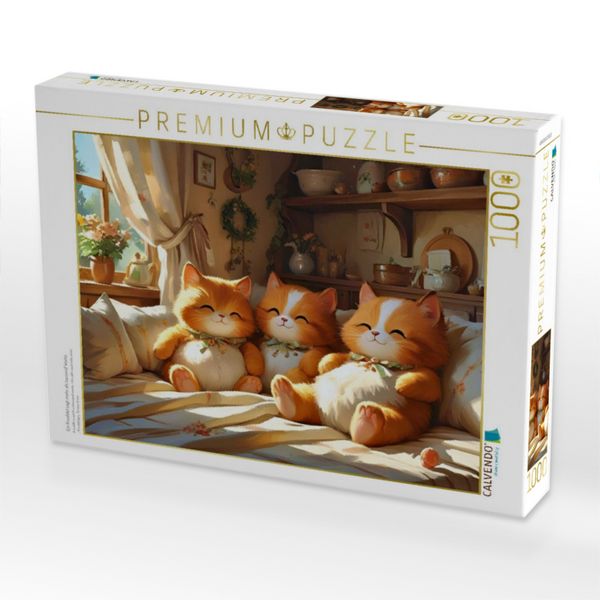 Produktbild: CALVENDO Puzzle Ein Knuddel sagt mehr als tausend Worte. | 1000 Teile Lege-Gr&ouml;&szlig;e 64x48cm Foto-Puzzle f&uuml;r gl&uuml;ckliche Stunden