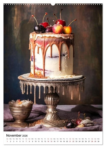 Produktbild: Cake Heaven (Wall Calendar 2026 DIN A2 portrait), CALVENDO 12 Month Wall Calendar