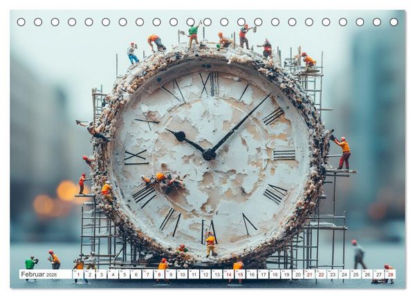 Produktbild: Miniatur-Universum: Ein Jahr in kleinen Welten (Tischkalender 2026 DIN A5 quer), CALVENDO Monatskalender