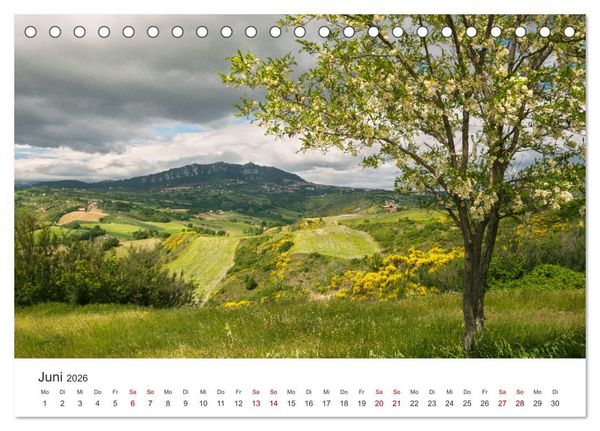 Produktbild: San Marino Die &auml;lteste Republik der Welt (Tischkalender 2026 DIN A5 quer), CALVENDO Monatskalender