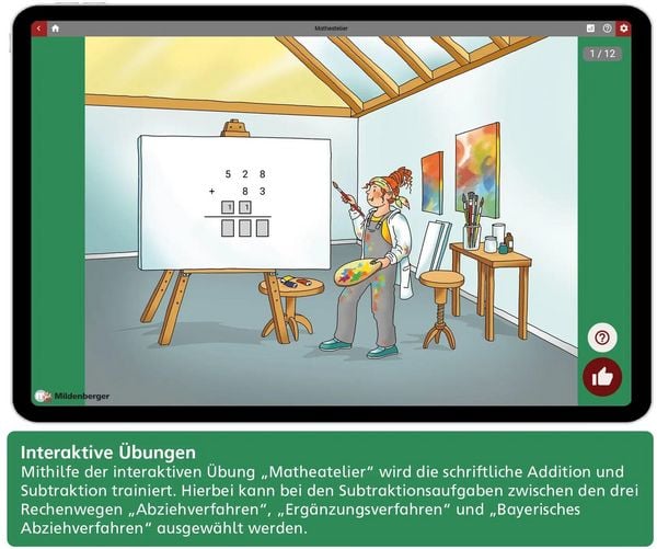 Produktbild: Das &Uuml;bungsheft Mathematik 4 - DIN A4