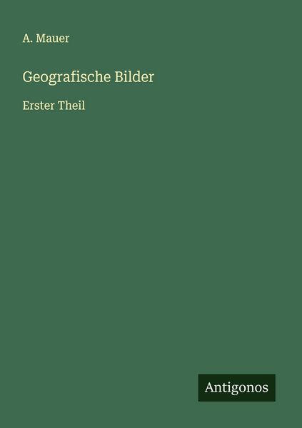 Produktbild: Geografische Bilder