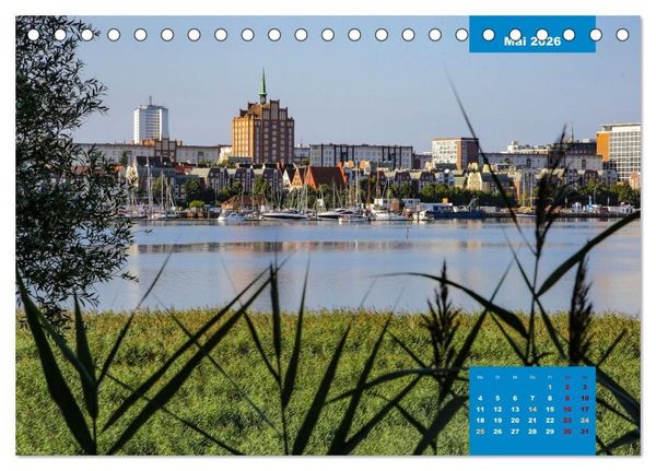 Produktbild: Hansestadt Rostock (Tischkalender 2026 DIN A5 quer), CALVENDO Monatskalender