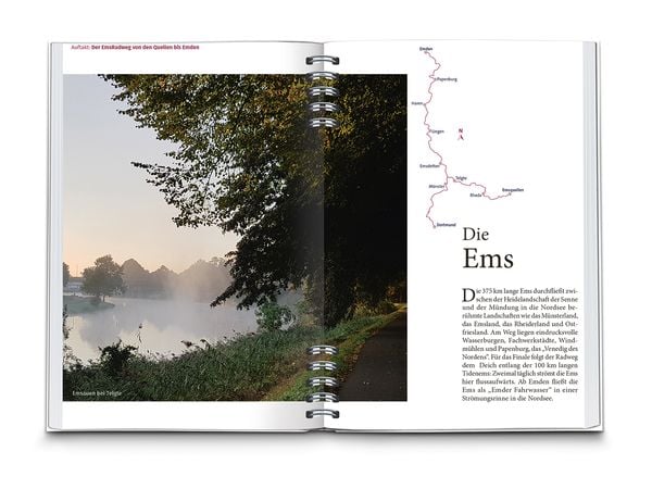 Produktbild: KOMPASS Radreisef&uuml;hrer EmsRadweg