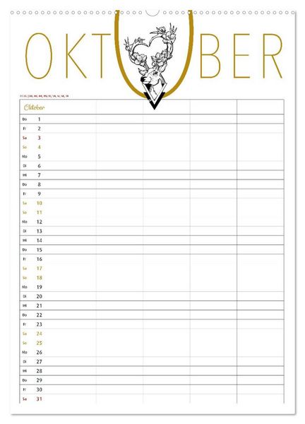 Produktbild: Fantastica Familienkalender miomanda (hochwertiger Premium Wandkalender 2026 DIN A2 hoch), Kunstdruck in Hochglanz