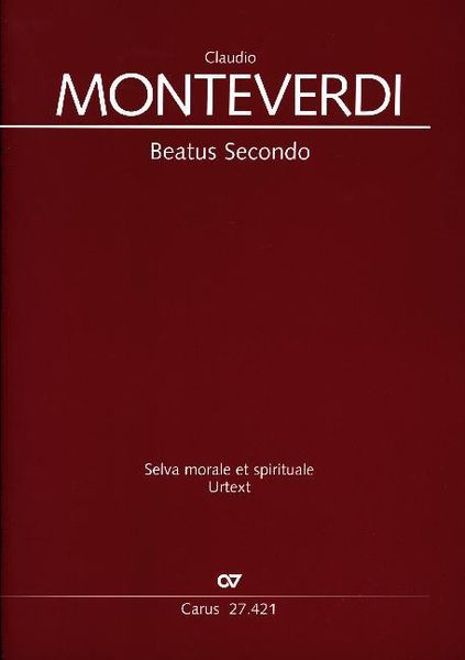 Produktbild: Beatus, Partitur. Band 2