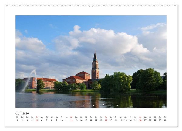 Produktbild: Kiel und Umland (Wandkalender 2026 DIN A2 quer), CALVENDO Monatskalender