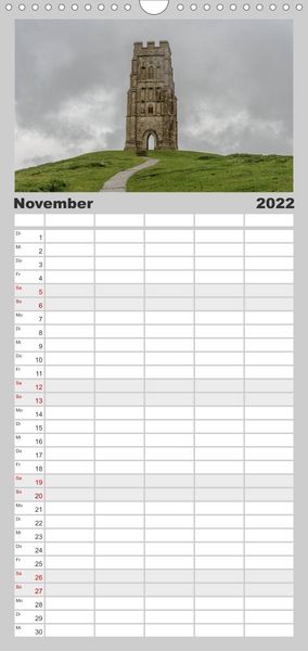 Produktbild: Familienplaner Foto-Momente S&uuml;d-England - Magische Orte (Wandkalender 2022 , 21 cm x 45 cm, hoch)