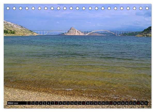 Produktbild: Kvarner Golf - Kroatien (Tischkalender 2026 DIN A5 quer), CALVENDO Monatskalender