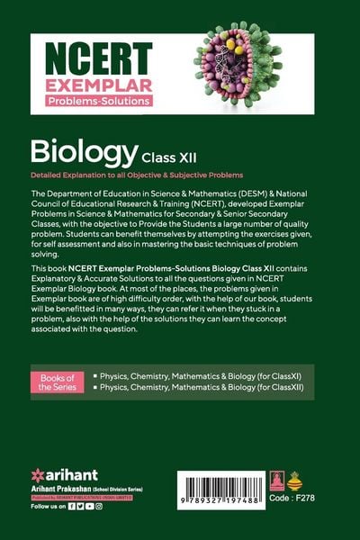 Produktbild: NCERT Exemplar Problems-Solutions Biology class 12th