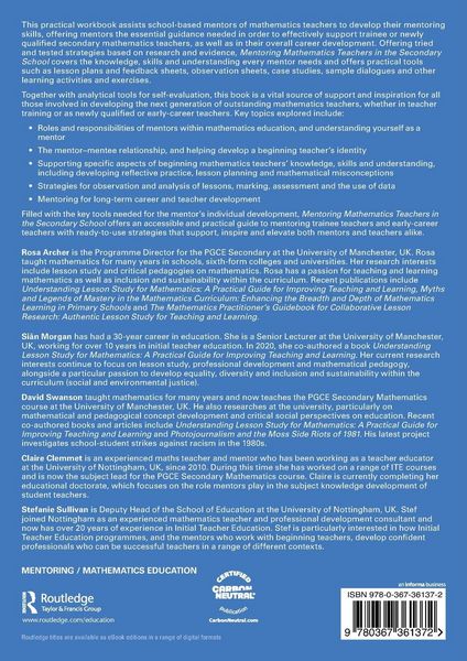 Produktbild: Mentoring Mathematics Teachers in the Secondary School