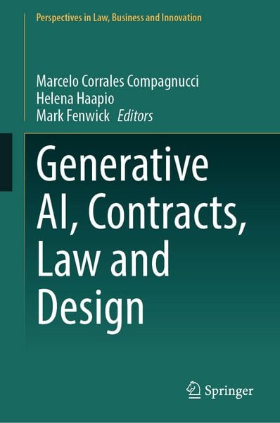 Produktbild: Generative AI, Contracts, Law and Design