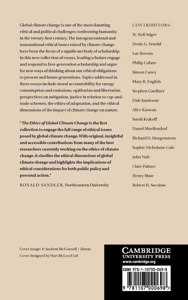 Produktbild: The Ethics of Global Climate Change