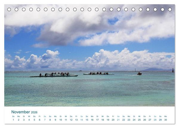 Produktbild: S&uuml;dsee-Insel Huahine - Paradies am Ende der Welt (Tischkalender 2026 DIN A5 quer), CALVENDO Monatskalender