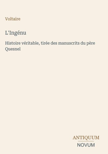 Produktbild: L'Ing&eacute;nu