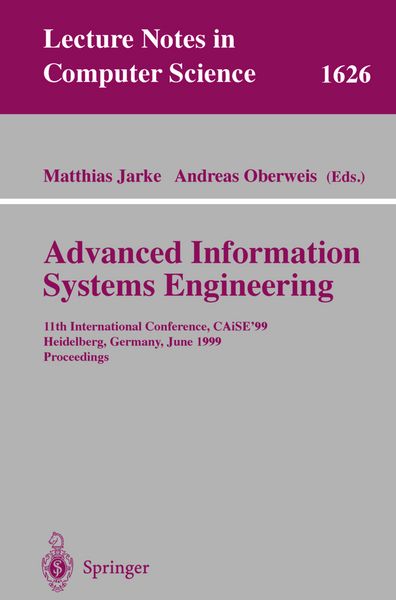 Produktbild: Advanced Information Systems Engineering