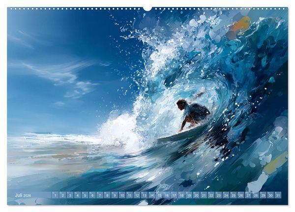 Produktbild: Gro&szlig;e Momente des Sports (Wandkalender 2026 DIN A2 quer), CALVENDO Monatskalender