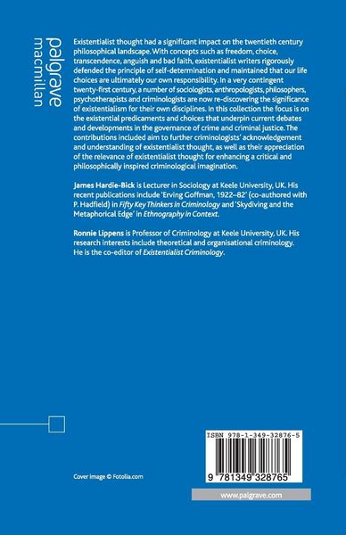Produktbild: Crime, Governance and Existential Predicaments
