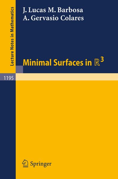 Produktbild: Minimal Surfaces in R 3
