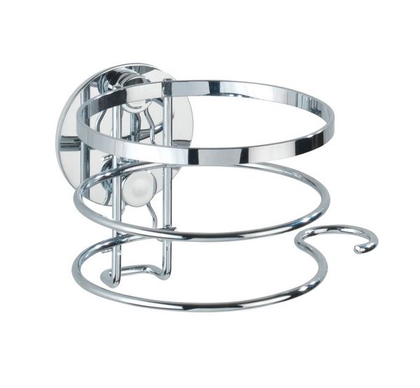 Produktbild: Turbo-Loc&reg; Edelstahl Haartrocknerhalter, rostfrei, Befestigen ohne bohren