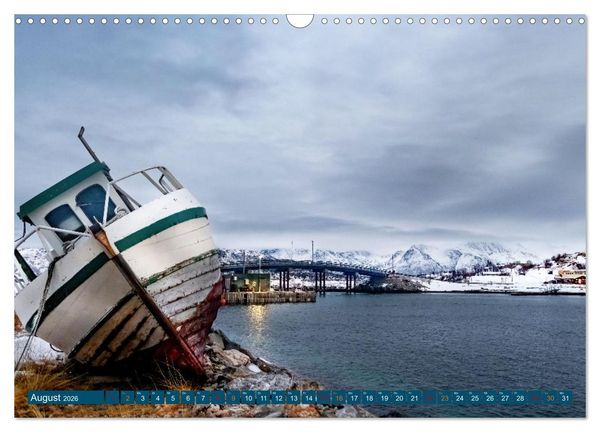 Produktbild: Von Troms&ouml; nach Sommaroy - Winter in Norwegen (Wandkalender 2026 DIN A3 quer), CALVENDO Monatskalender