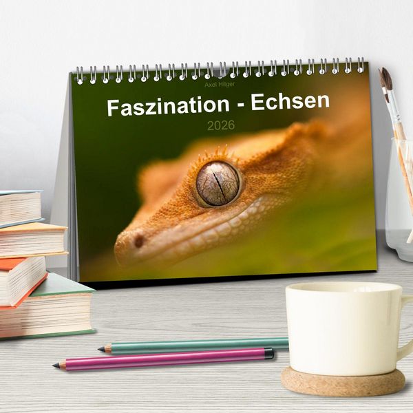 Produktbild: Faszination - Echsen (Tischkalender 2026 DIN A5 quer), CALVENDO Monatskalender
