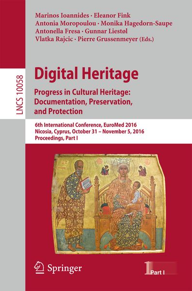 Produktbild: Digital Heritage. Progress in Cultural Heritage: Documentation, Preservation, and Protection