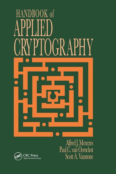 Produktbild: Handbook of Applied Cryptography