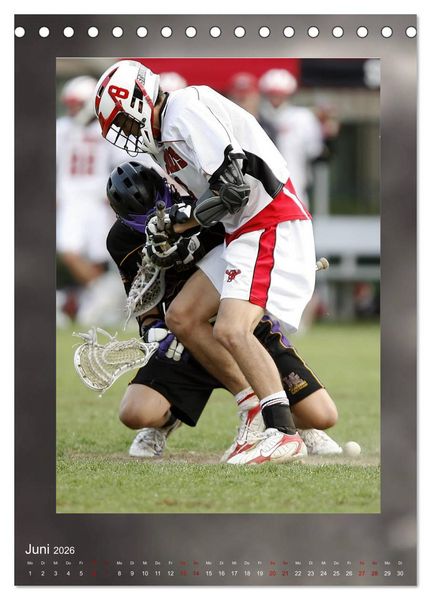Produktbild: Teamsport - LACROSSE (Tischkalender 2026 DIN A5 hoch), CALVENDO Monatskalender
