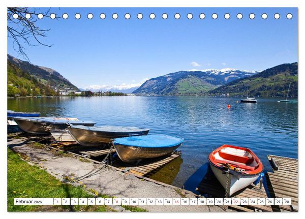 Produktbild: Der Zeller See im sch&ouml;nen Salzburger Land (Tischkalender 2026 DIN A5 quer), CALVENDO Monatskalender