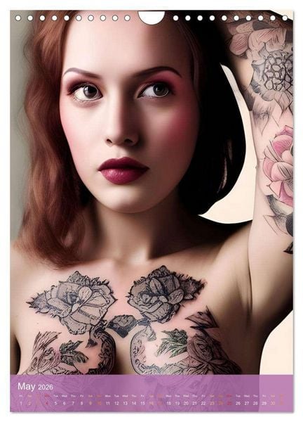 Produktbild: Inked Visions (Wall Calendar 2026 DIN A4 portrait), CALVENDO 12 Month Wall Calendar