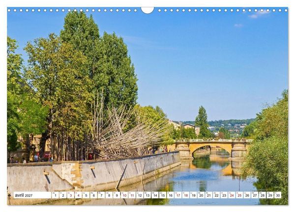 Produktbild: Nancy et Metz &ndash; Tr&eacute;sors uniques en Lorraine (Calendrier mural 2027 DIN A3 vertical), CALVENDO calendrier mensuel