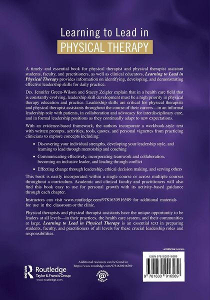 Produktbild: Learning to Lead in Physical Therapy