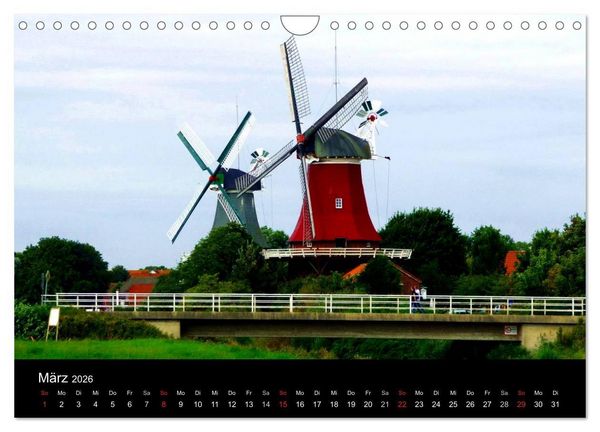 Produktbild: Ostfriesland verzaubert! (Wandkalender 2026 DIN A4 quer), CALVENDO Monatskalender