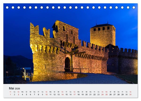 Produktbild: Tessin - Ticino (Tischkalender 2026 DIN A5 quer), CALVENDO Monatskalender