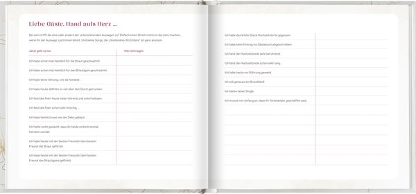 Produktbild: Unsere Hochzeit - G&auml;stebuch