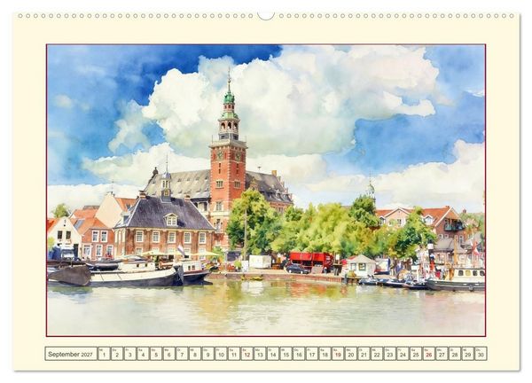 Produktbild: Die sch&ouml;nsten Altst&auml;dte in Niedersachsen (Wandkalender 2027 DIN A2 quer), CALVENDO Monatskalender