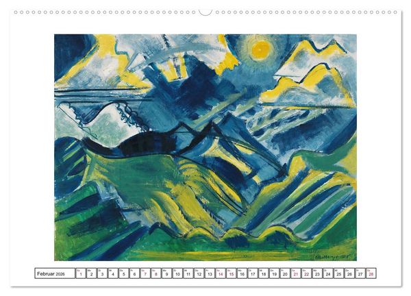 Produktbild: August Babberger (Wandkalender 2026 DIN A2 quer), CALVENDO Monatskalender