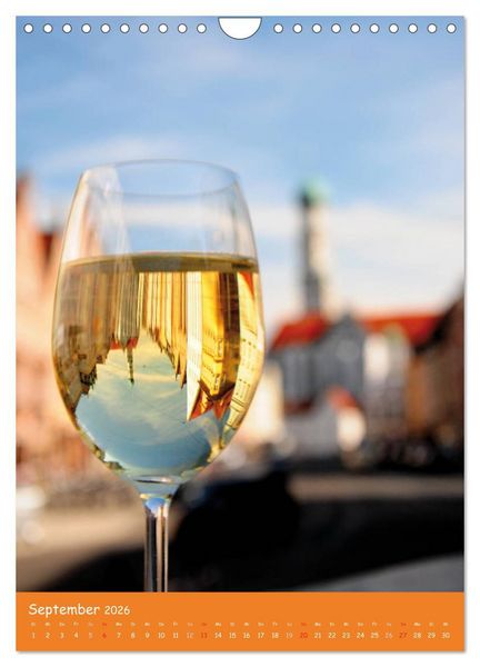 Produktbild: Spaziergang durch Augsburg (Wandkalender 2026 DIN A4 hoch), CALVENDO Monatskalender
